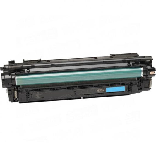 TONER CF461X CIANO 656X COMPATIBILE PER HP LASERJET COLOR ENTERPRISE ,M652,M653 CAPACITA 22.000 PAGINE