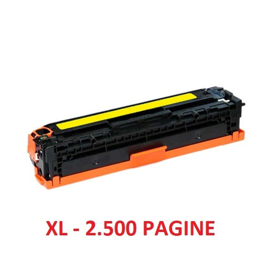 TONER CF532A XL GIALLO ALTA CAPACITA' COMPATIBILE 205A PER HP MFP M180n M181fw M154a M154NW CAPACITA 2.500 PAGINE