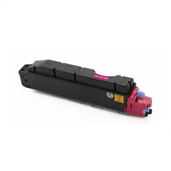 Toner CK-5515M magenta compatibile 1T02ZLBUT0 per Triumph-Adler UTAX 357 Ci CK5515 + vaschetta - capacità 9.000 pagine
