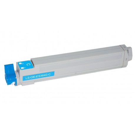 TONER ES3640 CIANO COMPATIBILE PER OKI ES3640 ES3640e ES3640l 42918927 15.000 PAGINE