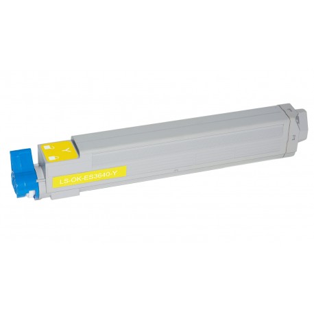 TONER ES3640 GIALLO COMPATIBILE PER OKI ES3640 ES3640e ES3640l 42918925 15.000 PAGINE