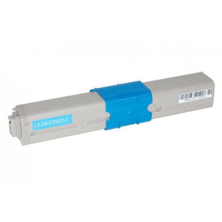 TONER ES5431 CIANO COMPATIBILE PER OKI ES3452 ES5431 ES5462 44497351 CAPACITA 5.000 PAGINE
