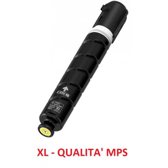TONER EXV48 XL GIALLA MPS COMPATIBILE 9109B002 PER CANON IMAGERUNNER C1300,C1325,C1335 EXV-48 CAPACITA 11.500 PAGINE