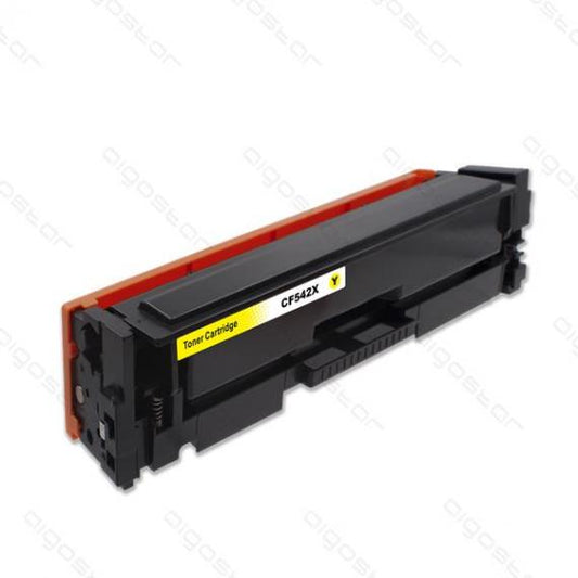 TONER HP CF542X CF402X CANON 045HY 054HY GIALLO COMPATIBILE SERIE ECO PER HP M280,M252,CANON LBP610,620 2.500 PAGINE