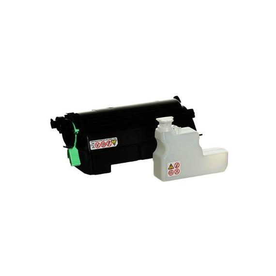 TONER MP601 NERO COMPATIBILE SERIE ECO PER RICOH AFICIO SPC5300,C5310,MP501,601 407824 25.000 PAGINE + VASCHETTA