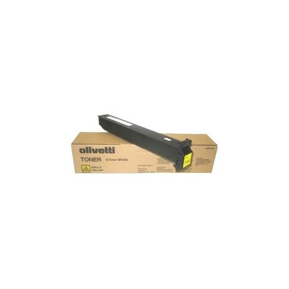 TONER OLIVETTI B0728 GIALLO ORIGINALE PER OLIVETTI D-COLOR MF 201+ , D-COLOR MF 250 18.500 PAGINE