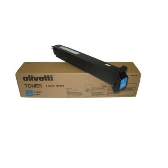 TONER OLIVETTI B0730 CIANO ORIGINALE PER OLIVETTI D-COLOR MF 201+ , D-COLOR MF 250 18.500 PAGINE