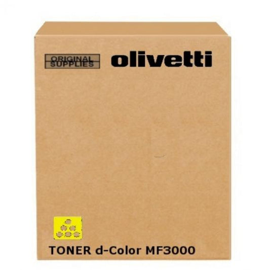 TONER OLIVETTI B0894 GIALLO ORIGINALE PER OLIVETTI D-COLOR MF3000 3000MF A0X52L2 CAPACITA 6.000 PAGINE