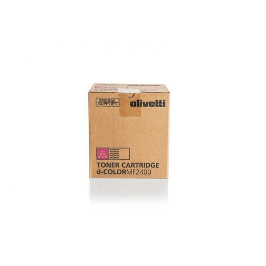 TONER OLIVETTI B1007 MAGENTA ORIGINALE PER OLIVETTI D-COLOR MF2400 MF 2400 CAPACITA 6.000 PAGINE
