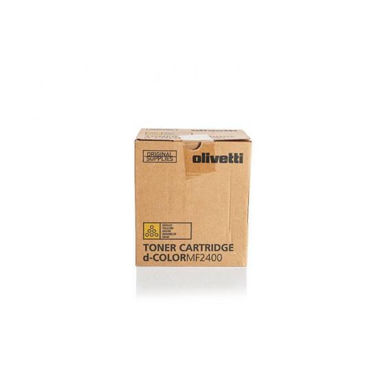 TONER OLIVETTI B1008 GIALLO ORIGINALE PER OLIVETTI D-COLOR MF2400 MF 2400 CAPACITA 6.000 PAGINE