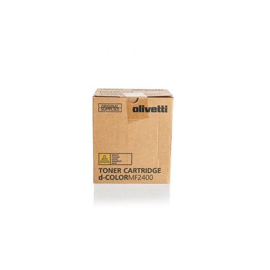 TONER OLIVETTI B1008 GIALLO ORIGINALE PER OLIVETTI D-COLOR MF2400 MF 2400 CAPACITA 6.000 PAGINE