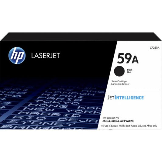 TONER ORIGINALE HP CF259A 59A PER HP LASERJET PRO M304,M404,MFP 428dw CAPACITA 3.000 PAGINE