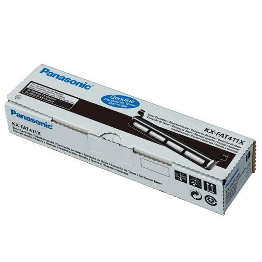 TONER ORIGINALE KX-FAT411X NERO PER PANASONIC KX MB 2000,MB 2010,MB 2025,MB 2030 FAT411X 2.000 PAGINE