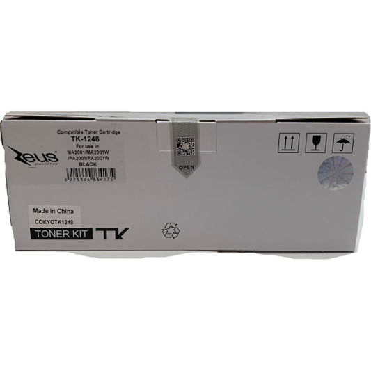Toner TK-1248 nero Zeus alta qualità (con polvere originale) compatibile 1T02Y80NL0 Kyocera PA2001,MA2001 TK1248 2.200 PAGINE