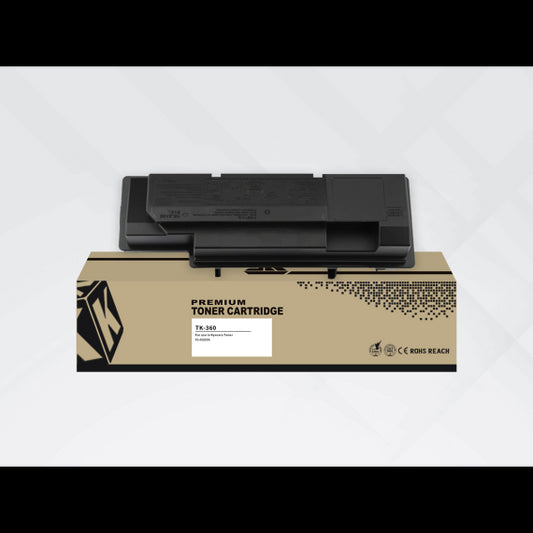 Toner TK360 Zeus alta qualità (con polvere originale) 1T02J20EU0 compatibile per Kyocera FS 4020DN TK-360 20.000 pagine