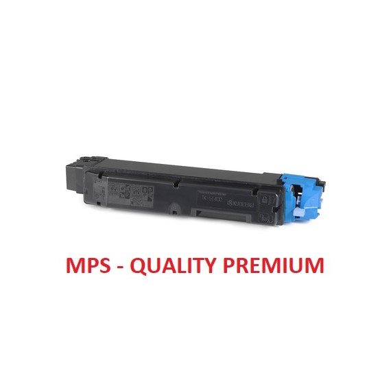 TONER TK5140 CIANO COMPATIBILE MPS QUALITY PREMIUM 1T02NRCNL0 PER KYOCERA ECOSYS M6530cdn M6030cdn P6130 CAPACITA 5.000 PAGINE