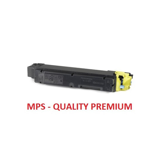 TONER TK5140 GIALLO COMPATIBILE MPS QUALITY PREMIUM 1T02NRANL0 PER KYOCERA ECOSYS M6530cdn M6030cdn P6130 CAPACITA 5.000 PAGINE