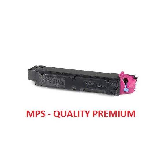 TONER TK5140 MAGENTA COMPATIBILE MPS QUALITY PREMIUM 1T02NRBNL0 PER KYOCERA ECOSYS M6530cdn M6030cdn P6130 CAPACITA 5.000 PAGINE