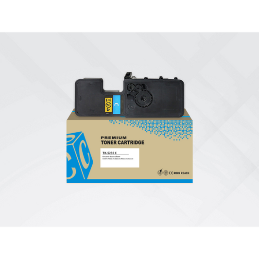 Toner TK5230 ciano Zeus alta qualità,con polvere originale 1T02R9ANL0 compatibile per Kyocera M5521,P5021 TK-5230 2.200 pagine