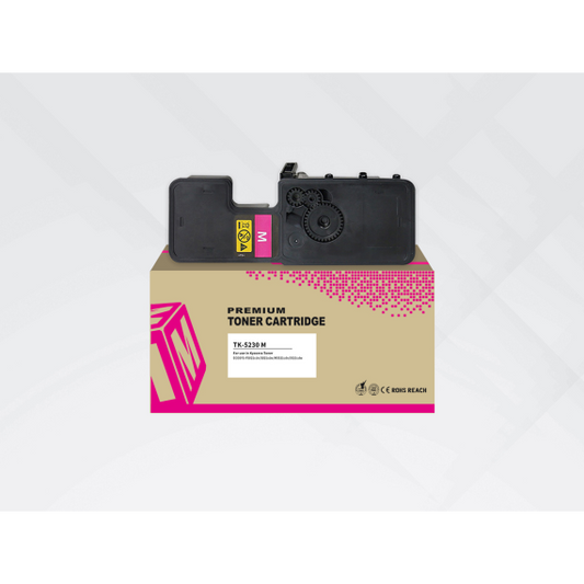 Toner TK5230 magenta Zeus alta qualità,con polvere originale 1T02R9BNL0 compatibile per Kyocera M5521,P5021 TK-5230 2.200 pagine