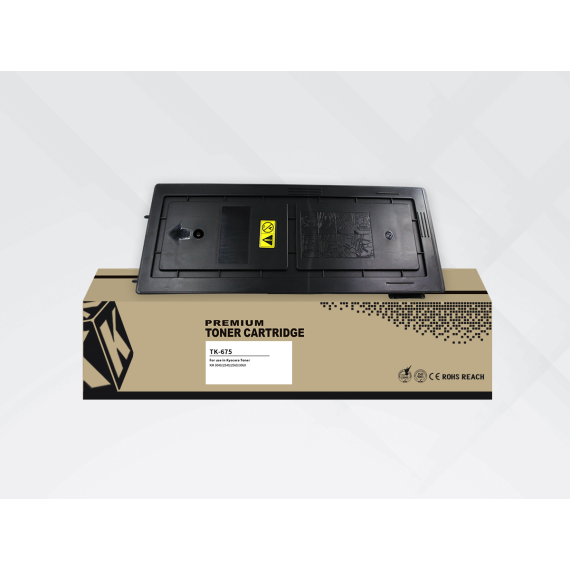 Toner TK675 nero Zeus alta qualità (con polvere originale) 1T02H00EU0 compatibile per Kyocera KM2540 KM2560 B0706 20.000 pagine