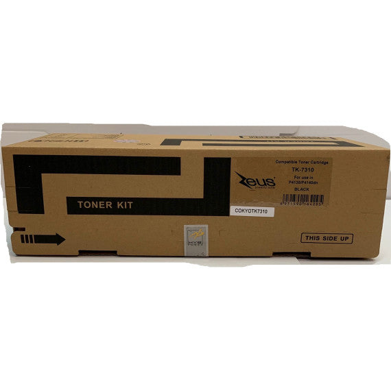 Toner TK7310 nero Zeus alta qualità (con polvere originale) compatibile 1T02Y40NL0 per Kyocera P 4140 dn TK-7310 15.000 pagine