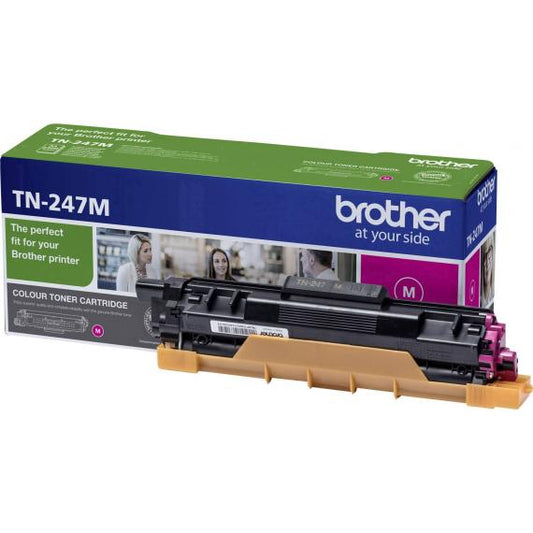 TONER TN-247M MAGENTA ORIGINALE ALTA CAPACITA PER BROTHER Dcp-L3500s HL-L3200s MFC-L3700s TN247 CAPACITA 2.300 PAGINE