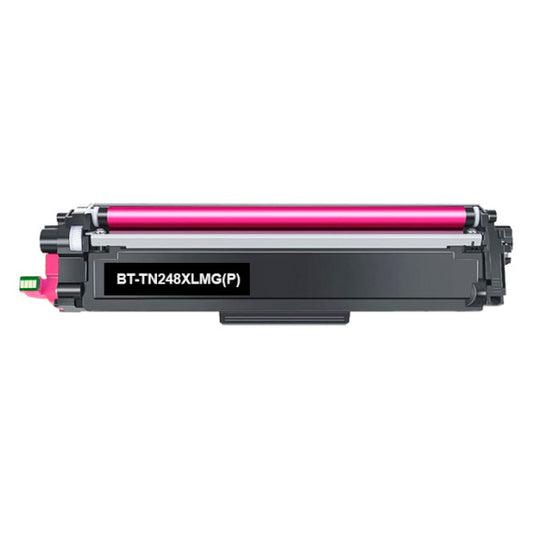 Toner TN-248MXL magenta alta capacità compatibile per Brother DCP-L3520CDWE,HL-L3220CW,HL-L8230 TN248XLM capacità 2.300 pagine