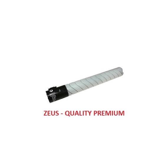 TONER TN321BK NERO ZEUS (CON POLVERE ORIGINALE) COMPATIBILE PER MINOLTA BIZHUB C224 C284 MF282 A33K150 TN-321K 27.000 PAGINE
