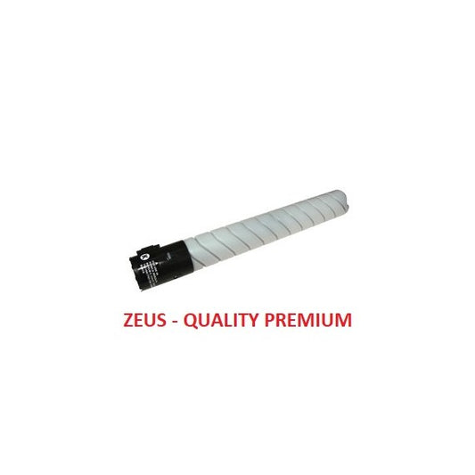 TONER TN321BK NERO ZEUS (CON POLVERE ORIGINALE) COMPATIBILE PER MINOLTA BIZHUB C224 C284 MF282 A33K150 TN-321K 27.000 PAGINE