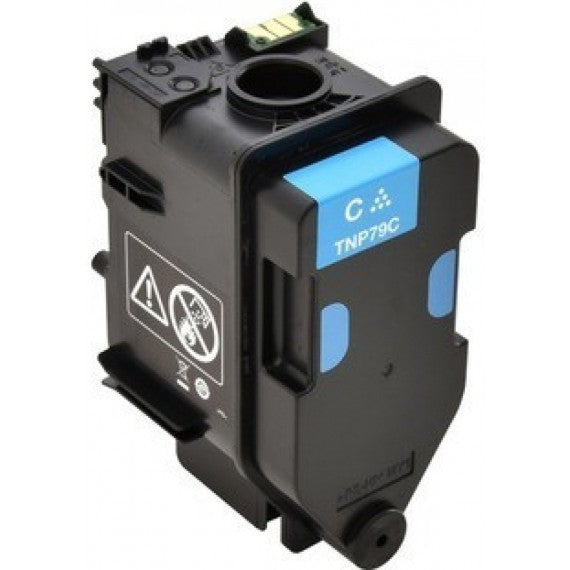 TONER TNP79C CIANO AAJW450 COMPATIBILE PER MINOLTA BIZHUB C3350i,C4050i TNP-79 CAPACITA' 9.000 PAGINE