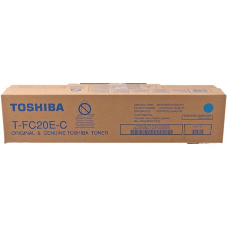 TONER TOSHIBA T-FC20EC CIANO ORIGINALE PER TOSHIBA E-Studio 2020C T-FC20EC 6AJ00000064 16.800 PAGINE