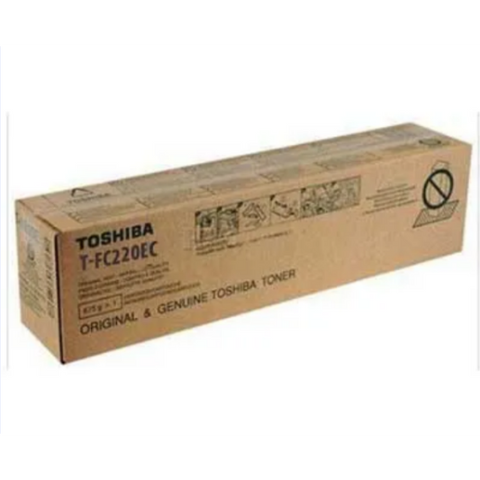 Toner Toshiba T-FC220E-C ciano originale 6AJ00000231 per Toshiba E-STUDIO 2020AC,2520AC TFC220EC capacità 38.000 pagine