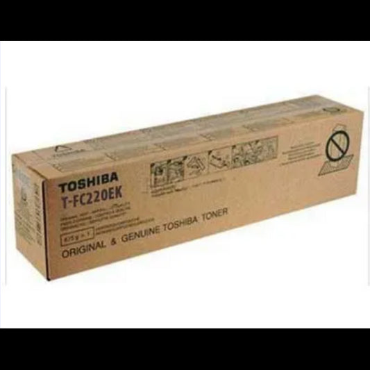 Toner Toshiba T-FC220E-K nero originale 6AJ00000232 per Toshiba E-STUDIO 2020AC,2520AC TFC220EK capacità 39.800 pagine