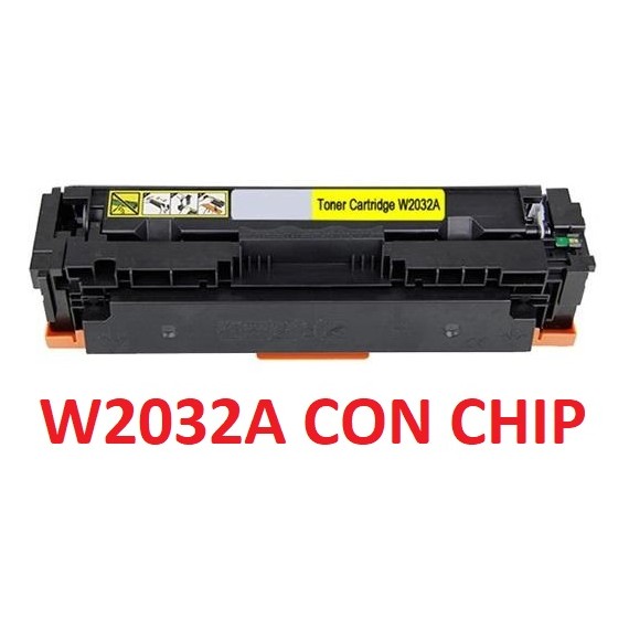 TONER W2032A GIALLO COMPATIBILE 415A CON CHIP PER HP Color LaserJet Pro M454 ,M479 CAPACITA 2.100 PAGINE