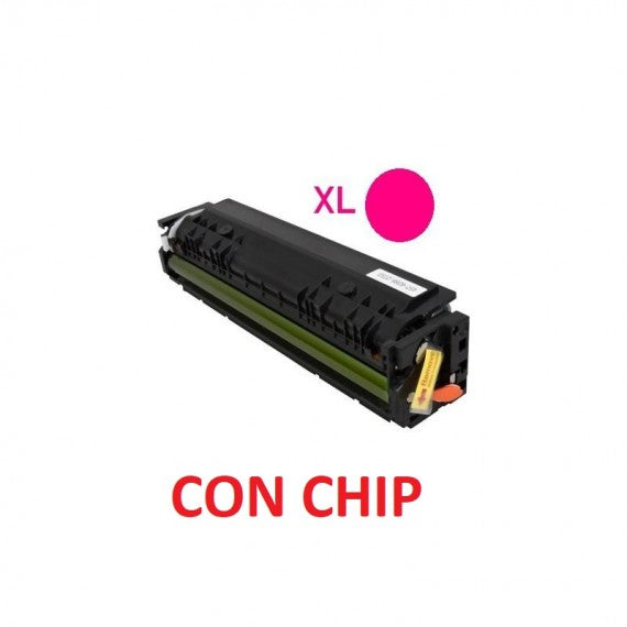 TONER W2213X MAGENTA COMPATIBILE 207X CON CHIP PER HP Color LaserJet Pro Color Pro M255,MFP M282nw,M283fw CAPACITA 2.450 PAGINE