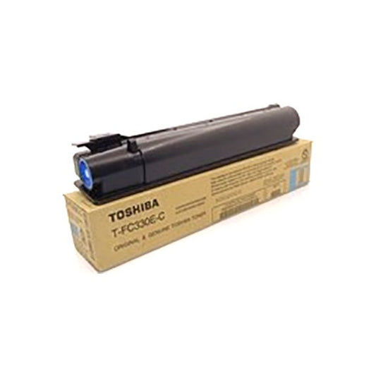 Toshiba T-FC330E-C ciano toner originale 6AG00009130 per Toshiba E-STUDIO 330AC, E-STUDIO 400AC TFC330EC capacità 18.100 pagine