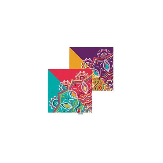 Tovagliolo Mandala - 33 x 33 cm - carta - Big Party - conf. 20 pezzi