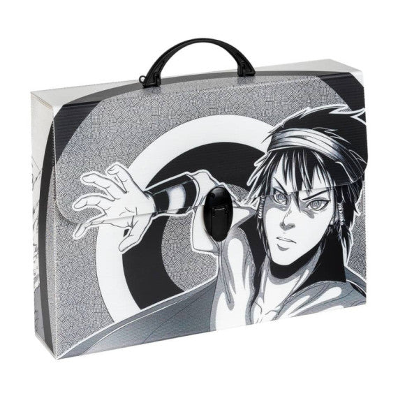 Valigetta in PPL Favorit con stampa Manga 37,5x27x8 cm - soggetti assortiti - 400182746