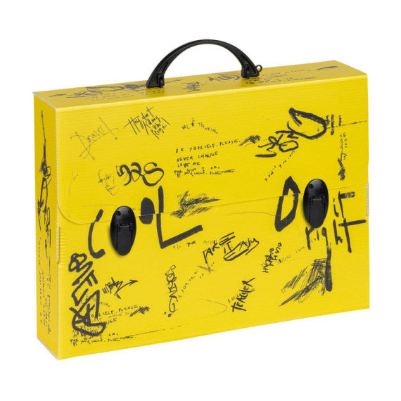 Valigetta in PPL Favorit con stampa Sport Street in 6 soggetti assortiti 37,5x27x8 cm - 400183889
