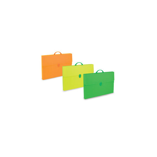 Valigetta Polionda Fluo -36,5x56,5cm - dorso 5,5cm - colori assortiti - Balmar 2000