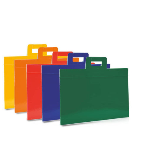 Valigetta portadisegni Euro-cart formato 35x50 cm - cartone con elastico - colori assortiti - YCPD35
