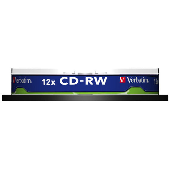 Verbatim - Scatola 10 CD-RW DataLife Plus - 8X-10X - serigrafato - 43480 - 700MB