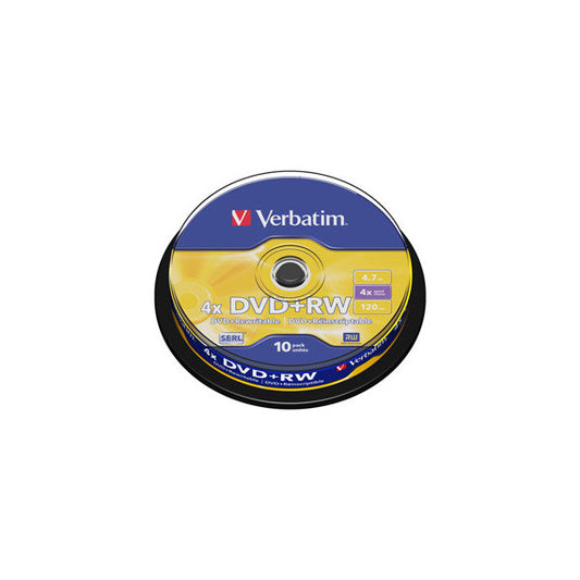 Verbatim - Scatola 10 DVD+RW - 43488 - 4,7GB