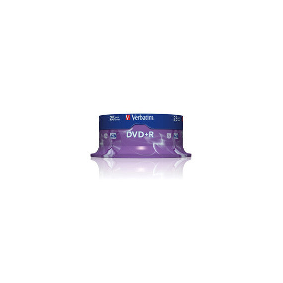 Verbatim - Scatola 25 DVD+R - serigrafato - 43500 - 4,7GB