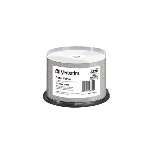 Verbatim - Scatola 50 CD-R Data Life Plus - spindle 1X-52X - 43745 - 700MB