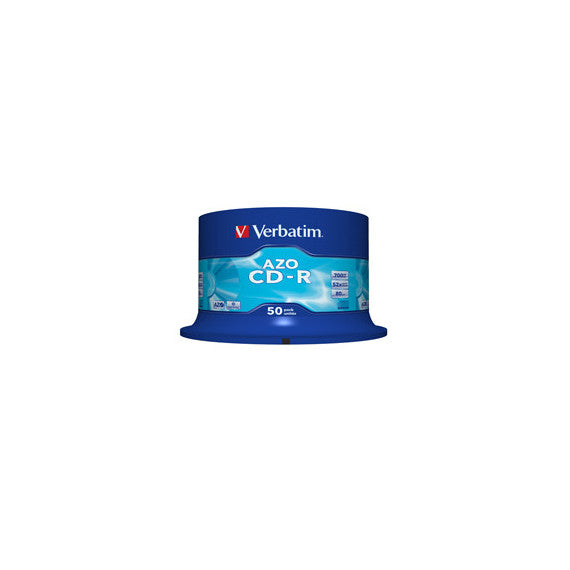 Verbatim - Scatola 50 CD-R DataLife Plus - 1X-52X - serigrafata crystal - 43343 - 700MB