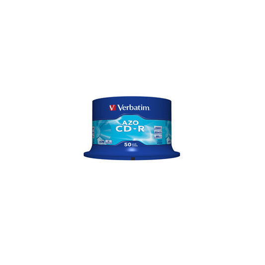 Verbatim - Scatola 50 CD-R DataLife Plus - 1X-52X - serigrafata crystal - 43343 - 700MB