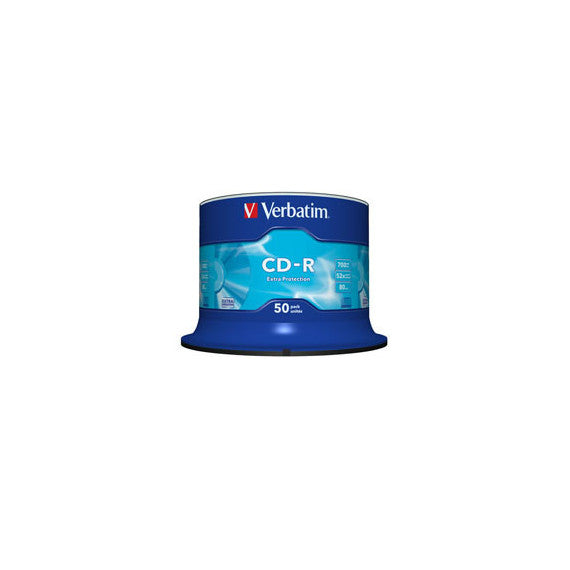 Verbatim - Scatola 50 CD-R DataLife Plus Extra Protection - 1x-52x - serigrafato - 43351 - 700MB