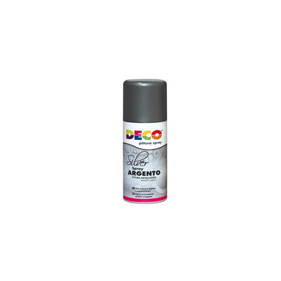 Vernice spray - 150ml - argento - DECO